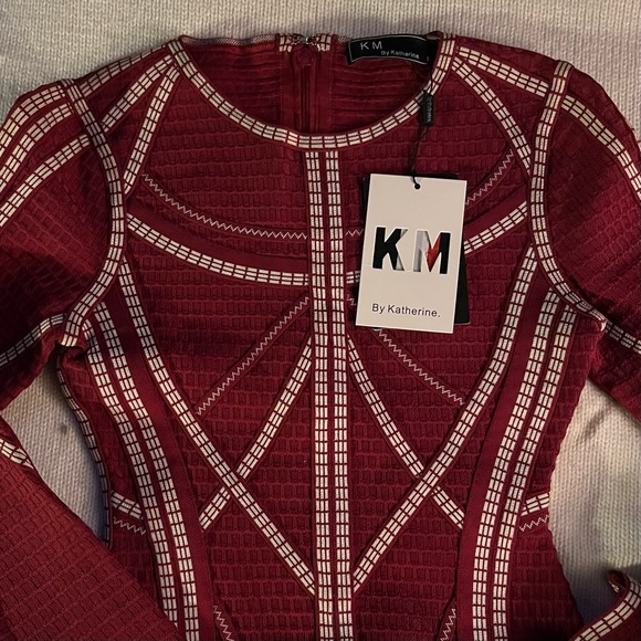 HEAVY WEIGHT Bandage mini dress - Picture 2 of 8